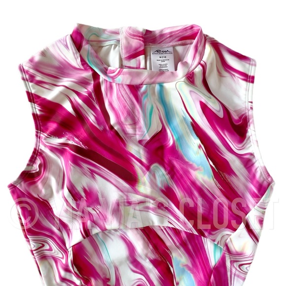 NEW Endless Waves Juniors M(7-9) Warm Wave One-Piece Romper Swimsuit NWOT - Picture 6 of 16